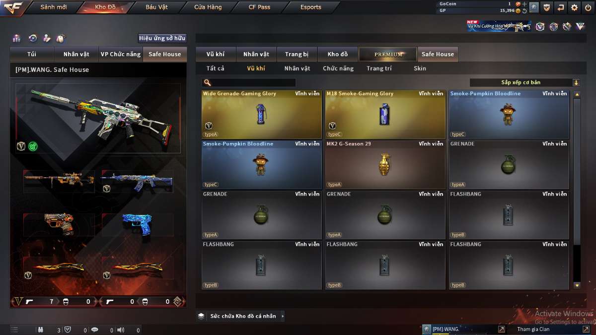 shop acc cf uy tin gia re